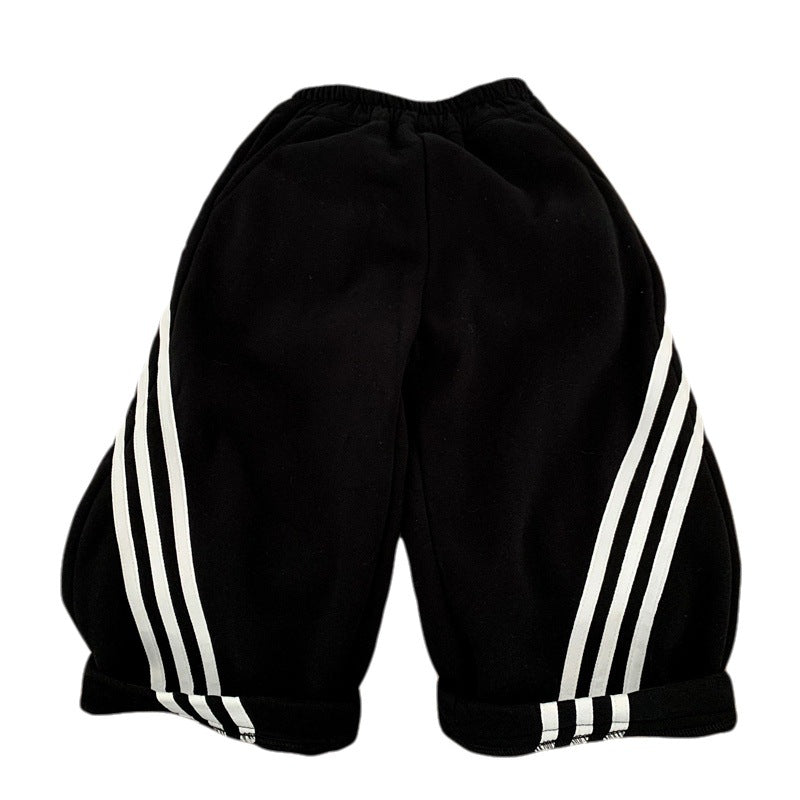 Boys' velvet pants for autumn and winter