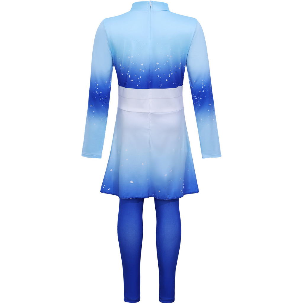 Halloween Descendants Evil Wonderland Chloe Cosplay Dress Cinderella's Daughter Stage Costume Dress