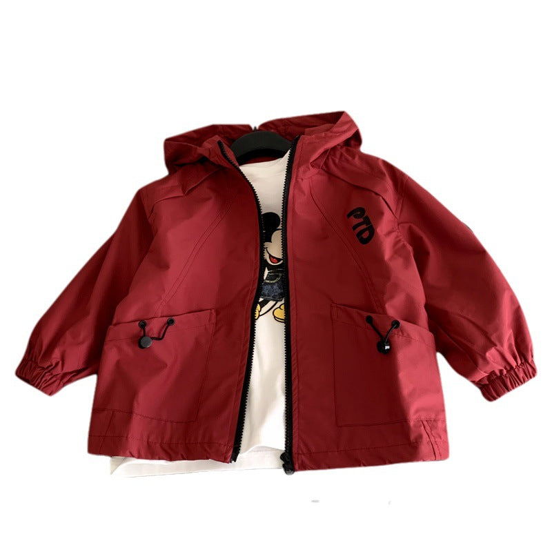 Children's assault jacket boys' coat spring and autumn styles