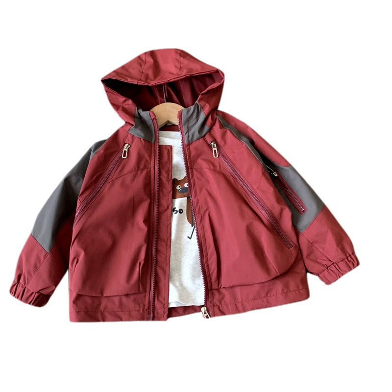 Boys' Spring and Autumn Coat Autumn Children's Boy