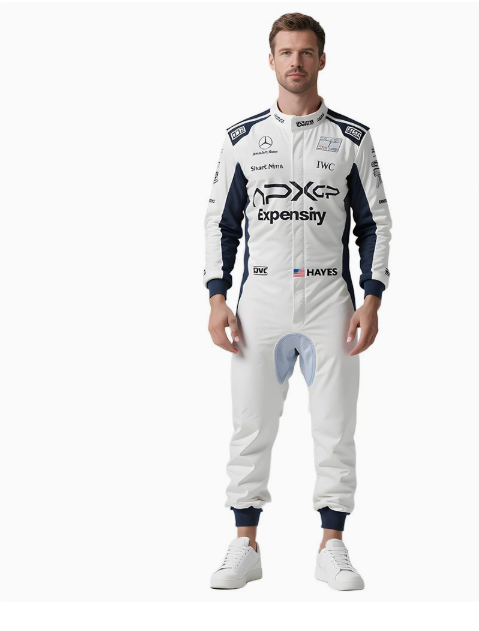 Printed Racer Full Suit Overalls Racing Suit Red and Black Contrast Motorcycle Suit Festival Party Performance Costume