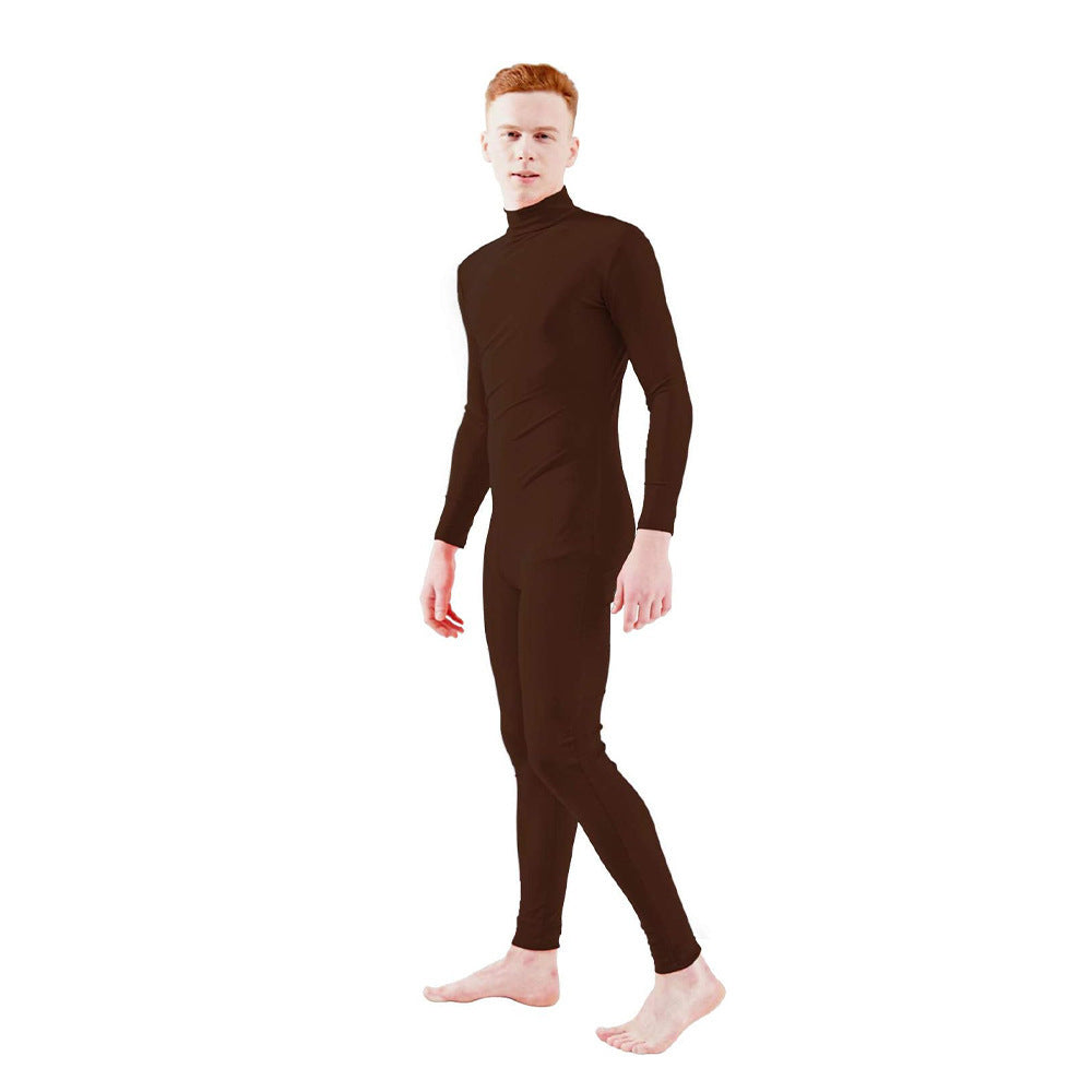 Multi-color Lycra Full-body Zentai Plain Hand and Foot Bodysuit for Halloween Stage Performanc