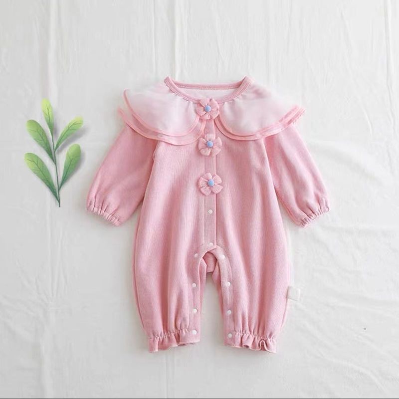 Cute Baby Girl Princess Outfit, Newborn Bodysuit for Full Moon