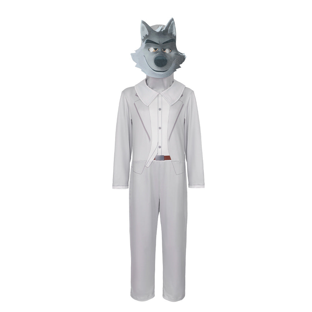 The Bad Guys Wolf Cosplay Costume Halloween Outfit Stage Wear Role Play Clothing