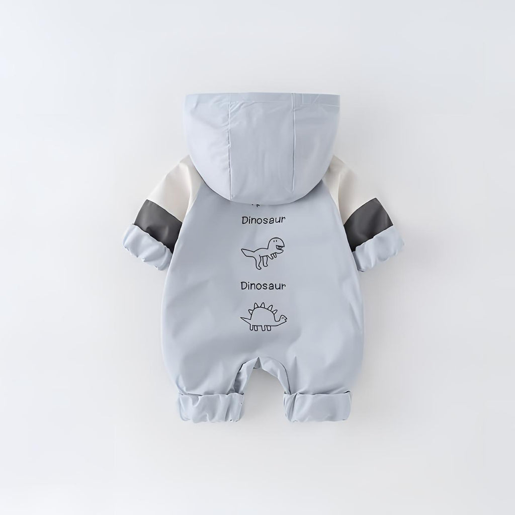 Onesie Baby Cute Stylish Double-Layer Hooded Jumpsuit