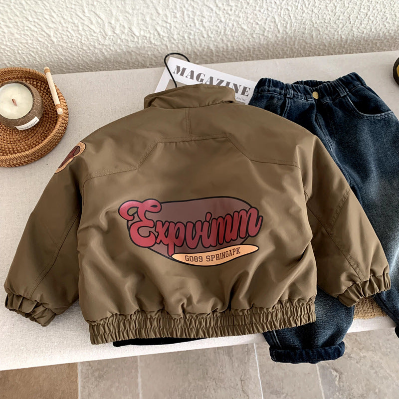 Small and medium-sized girls' baby jacket