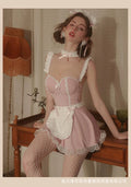 Sexy Lingerie with Underwire and Padded Bras, Cute Maid Pure Desire Uniform, Sexy Outfit, Small Bust Friendly Cosplay