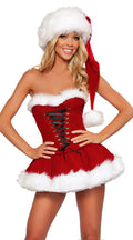 Amazon European and American Sexy Christmas Adult Female Bar Nightclub Night Dance Ds Performance Costume Christmas Dress Short Skirt