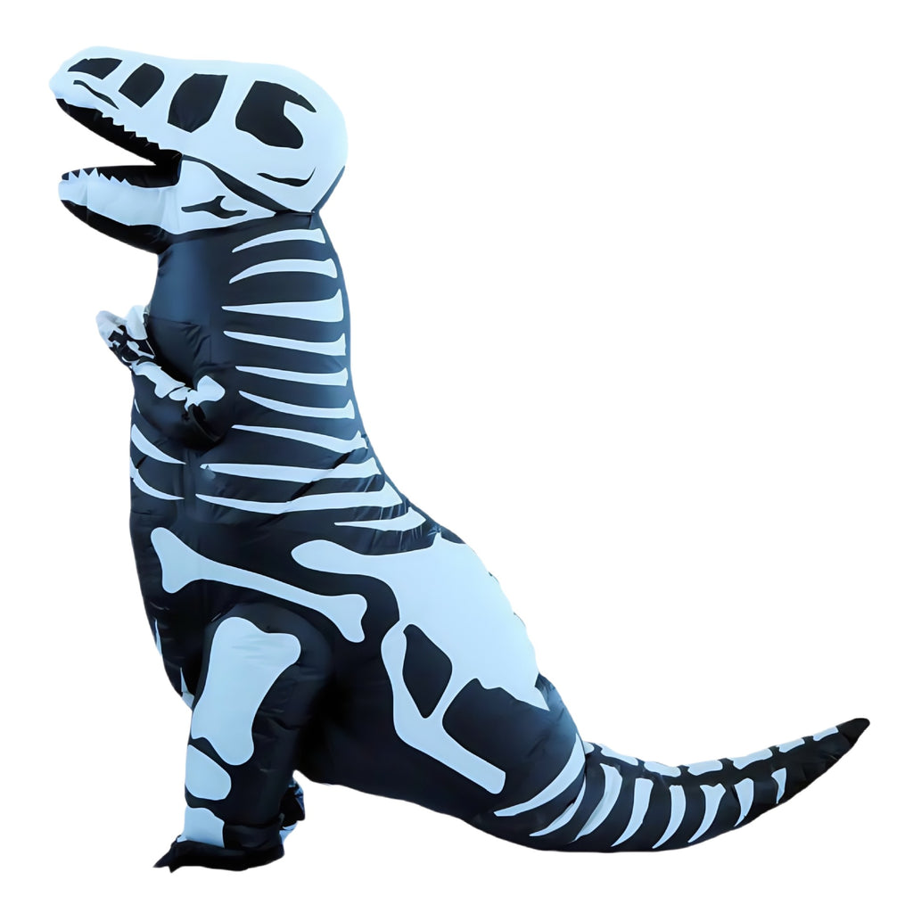 Halloween Zombie Tyrannosaurus Rex Dress-up Costume Funny Atmosphere Dress-up Stage Performance Skull Tyrannosaurus Rex Inflatable Suit