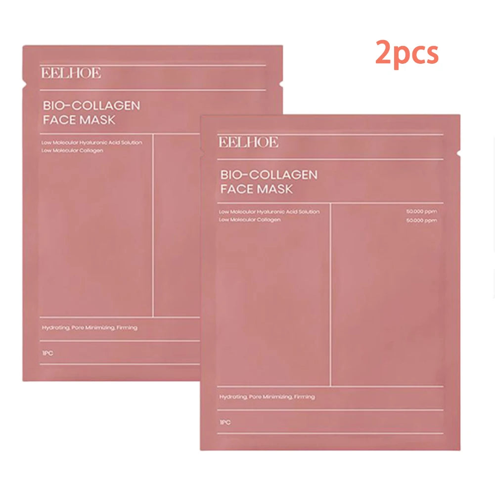 Bio-Collagen Face Mask Hydrating Overnight Hydrogel Moisturizing Facial Mask VC Whitening Anti-Aging Skincare  1/2/5/10/20pcs
