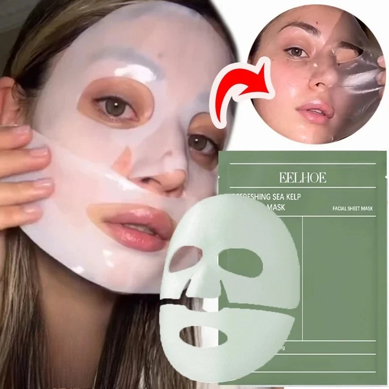 Bio-Collagen Real Deep Mask Anti-Wrinkle Lifting Face Mask With Hydrolyzed Collagen Reverse Film Volume Peel Off Mask