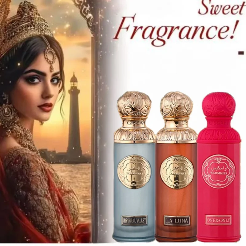 Arab Brand Men's Perfume Floral Fruity Wood Bergamot Ebony Musk Milk Fragrance Lasting Unisex Charming Neutral Eau De Toilette