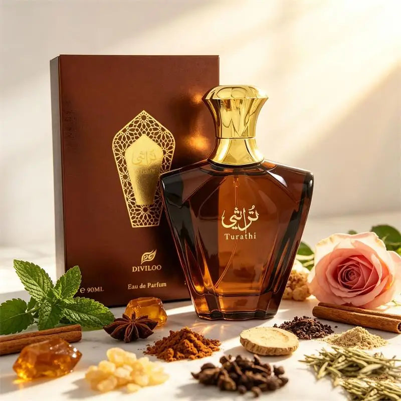 Arabian Dubai Perfume Spray Luxury Scent Elegant Aroma Strong Lasting Fragrance Oriental Woody Floral Notes Premium Unisex Gift