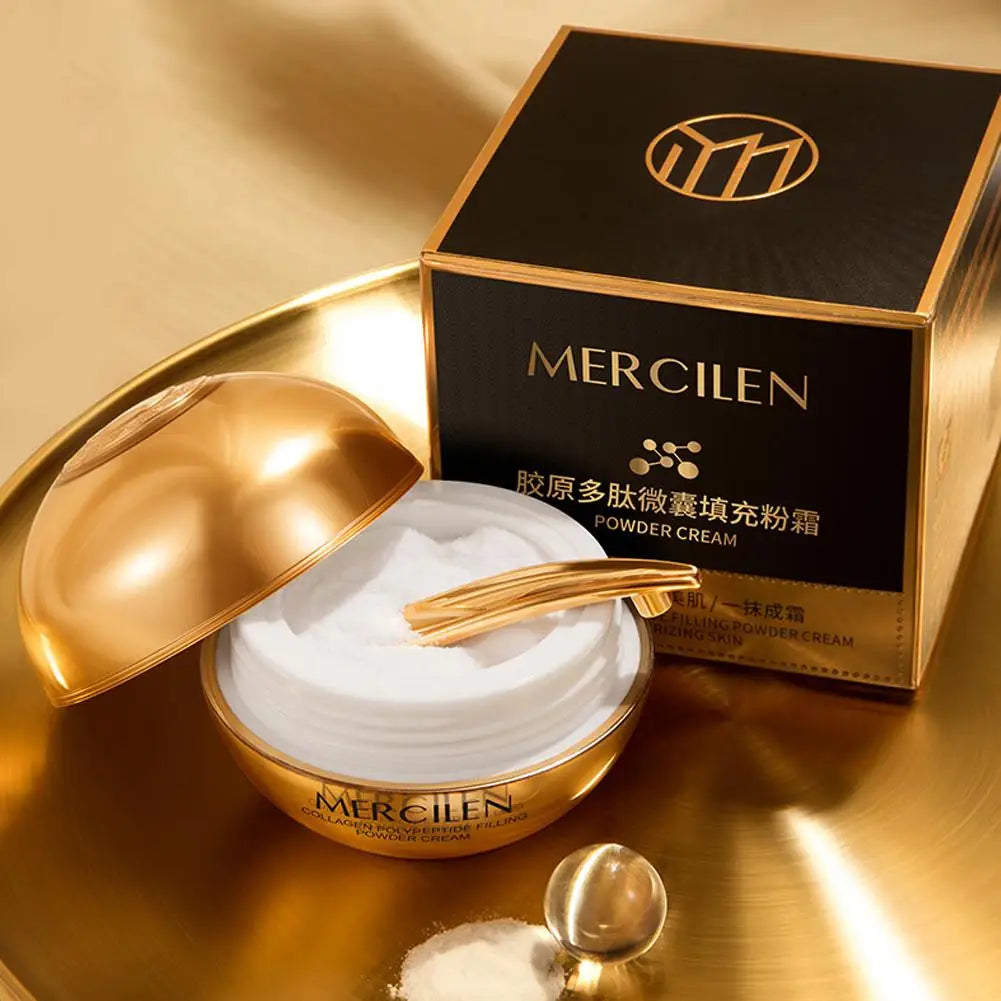 Collagen Polypeptide Filling Powder Cream Firming Hydrating Nourishing Skin Lightweight Reduce Fine Lines Brightening