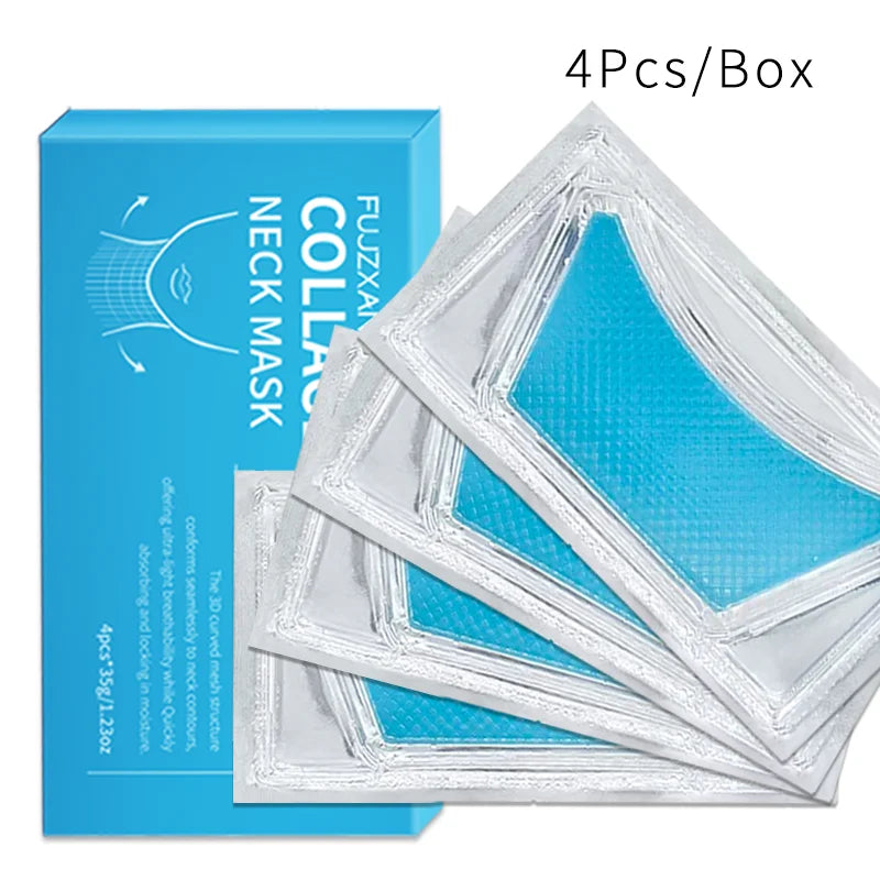 Collagen Neck Mask: Firm, Brighten & Hydrate. Anti-Aging, Tighten, Nourish, Smooth Wrinkles. Deep Moisturize for Youthful Neck S