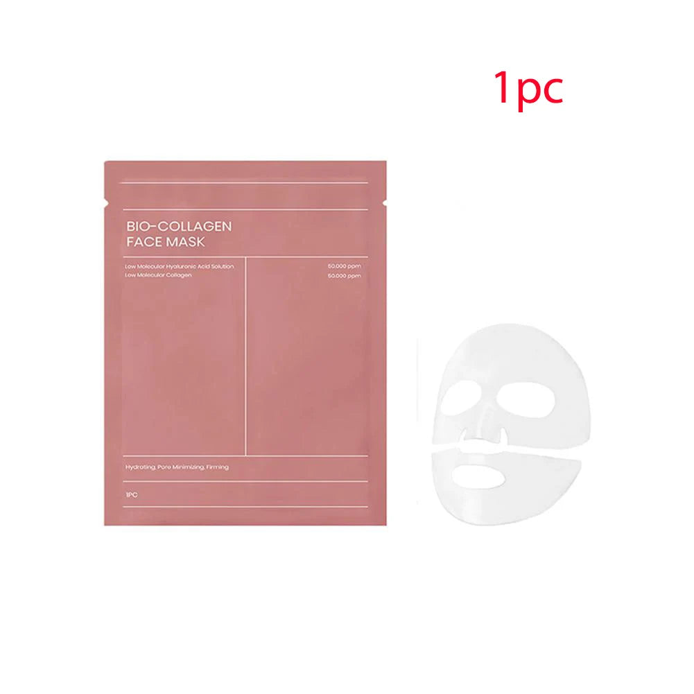 Bio-Collagen Face Mask Hydrating Overnight Hydrogel Moisturizing Facial Mask VC Whitening Anti-Aging Skincare  1/2/5/10/20pcs