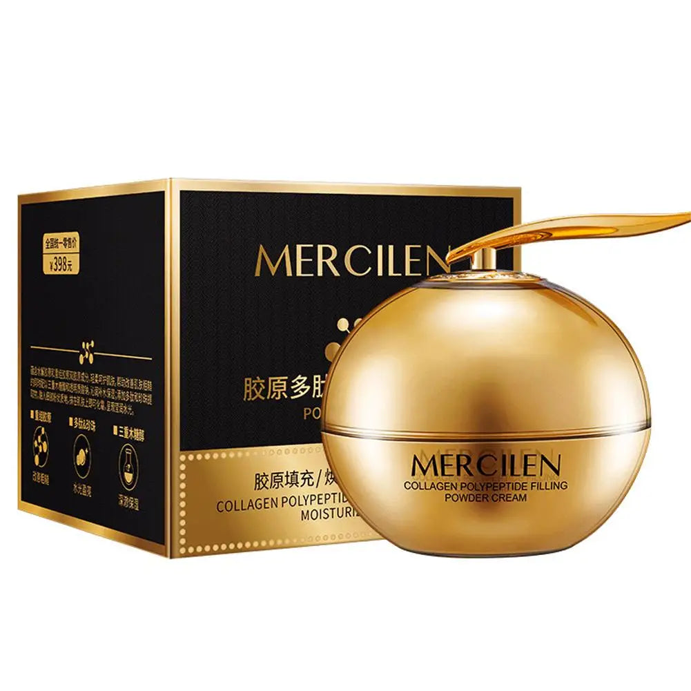 Collagen Polypeptide Filling Powder Cream Firming Hydrating Nourishing Skin Lightweight Reduce Fine Lines Brightening