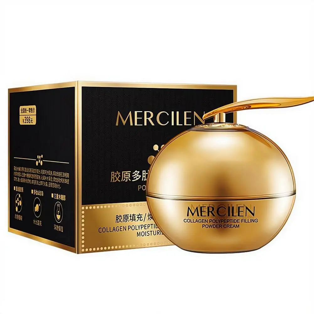 Collagen Polypeptide Filling Powder Cream Firming Hydrating Nourishing Skin Lightweight Reduce Fine Lines Brightening