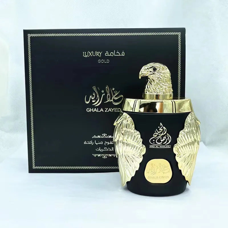 Arab Perfume Man Eagle Long Lasting Fragrance Body Spray Arabic Parfum For Men Oriental Notes Pheromone Gift Box